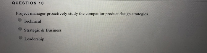 Solved QUESTION 5 Project manager evaluating different | Chegg.com