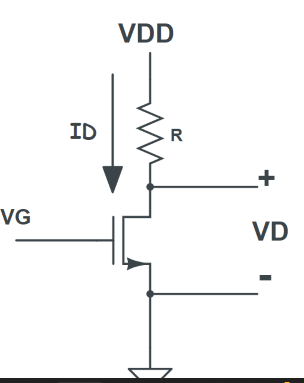 Solved For the circuit shown, the supply voltage is VDD=5.5