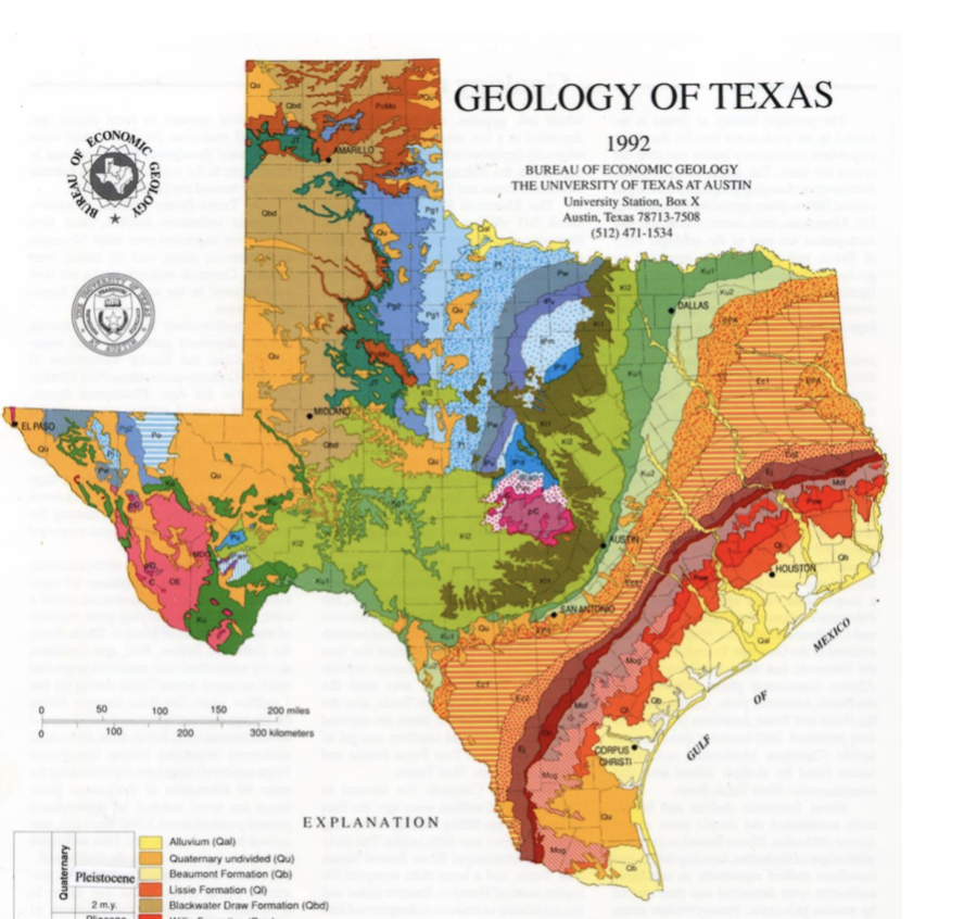 Solved position of both the Late Cretaceous Gulf of Mexico | Chegg.com