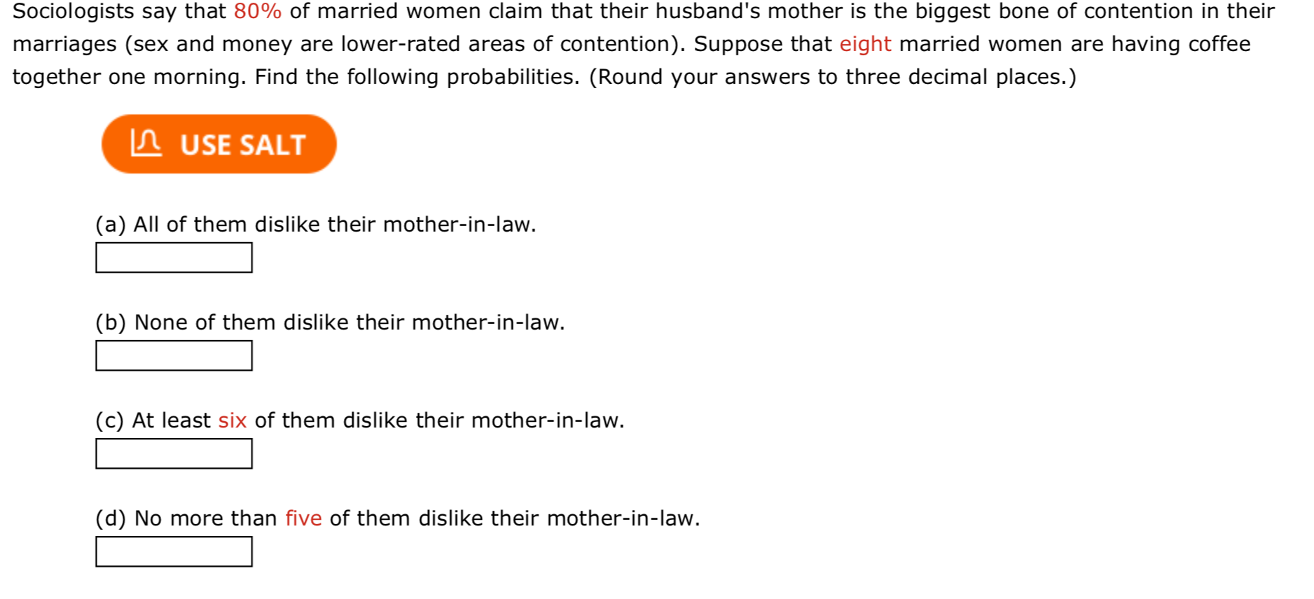 of married women claim that