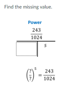 find the value of 243 power 5 7