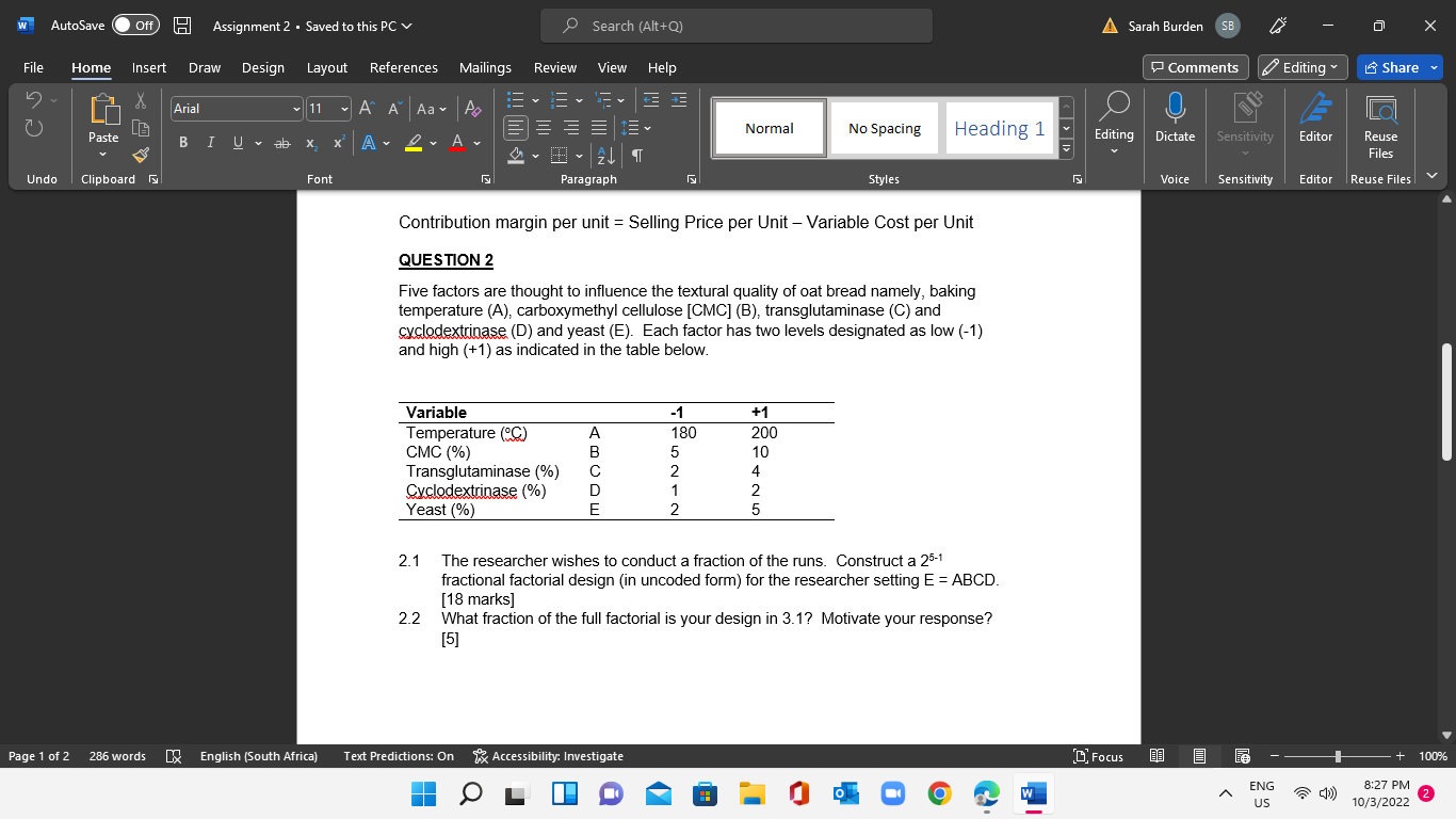 contribution-margin-per-unit-selling-price-per-unit-chegg