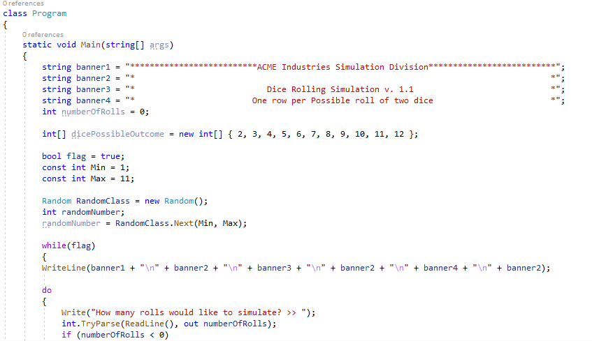 C# Helper: Make a dice-rolling simulation in C#