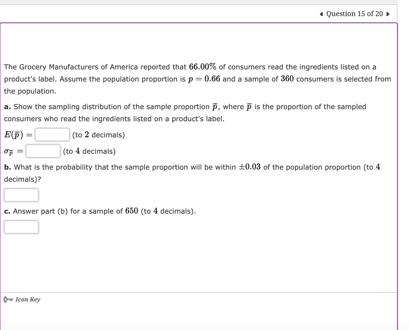 Solved The Grocery Manufacturers of America reported that | Chegg.com