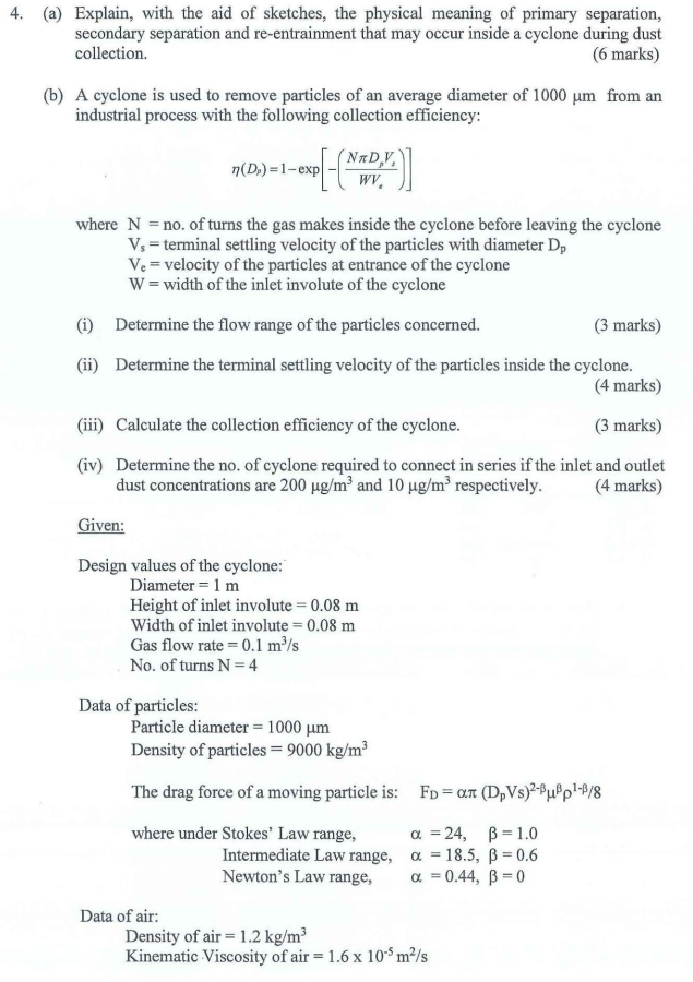 Solved 4. (a) Explain, with the aid of sketches, the | Chegg.com