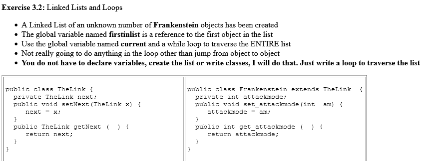 Solved Exercise 3.2: Linked Lists and Loops • A Linked List | Chegg.com