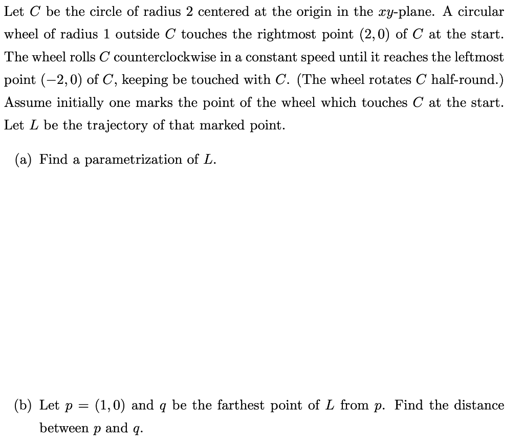 Let C be the circle of radius 2 centered at the | Chegg.com
