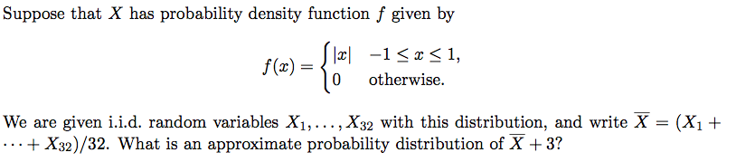 Solved Suppose that X has probability density function f | Chegg.com