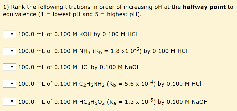 Note! This is the ML Rank Order from Lowest to Highest