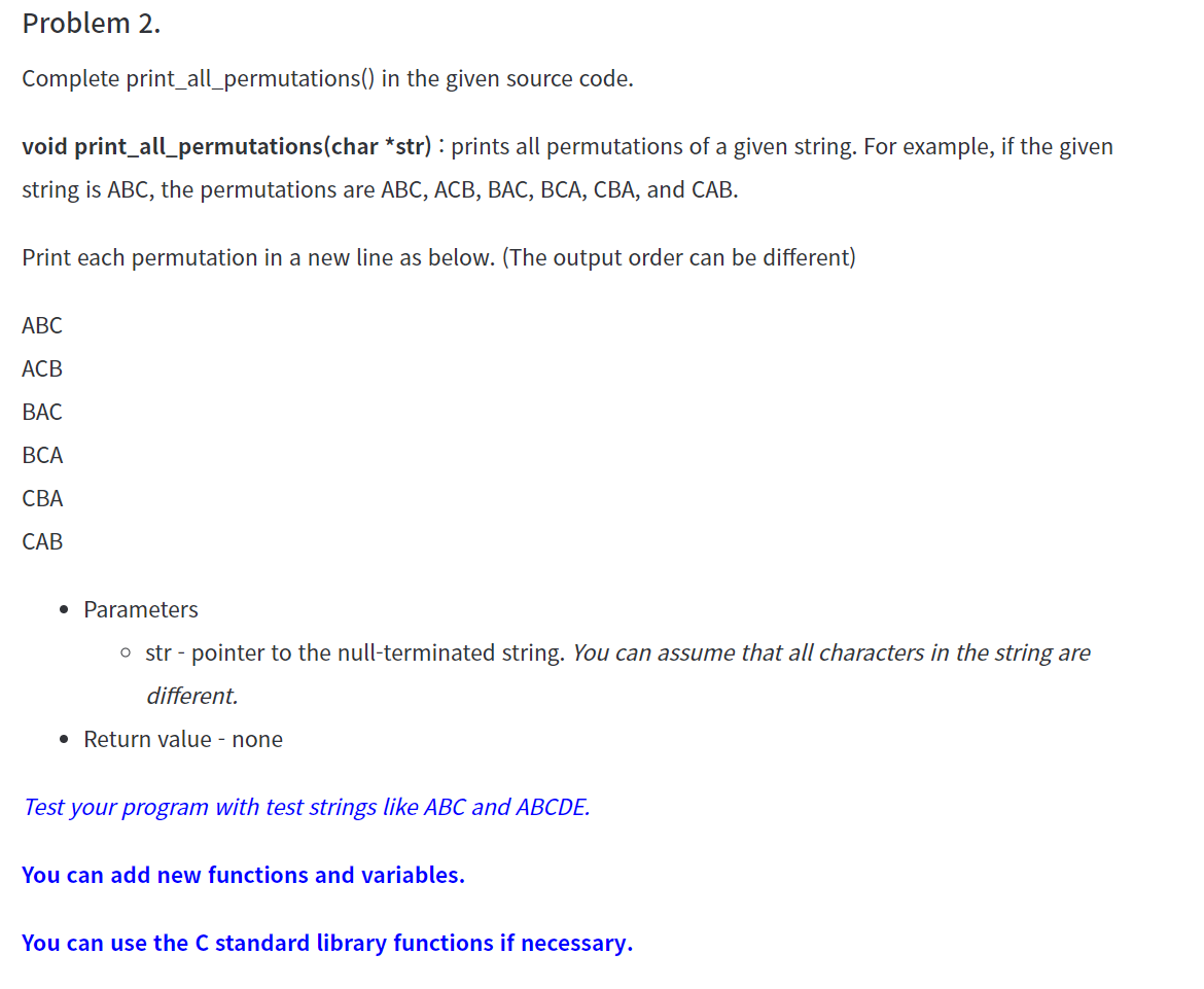 Gfg Practice Problems In C Language