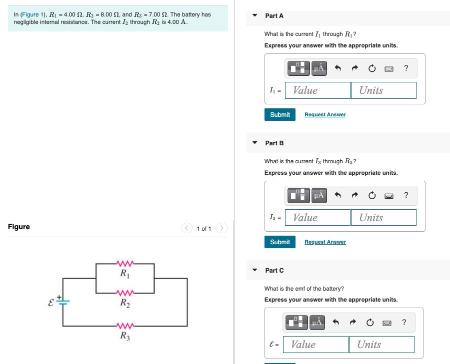 Solved In (Figure 1), R1 = 4.00 2, R2 = 8.00 82, and R3 = | Chegg.com