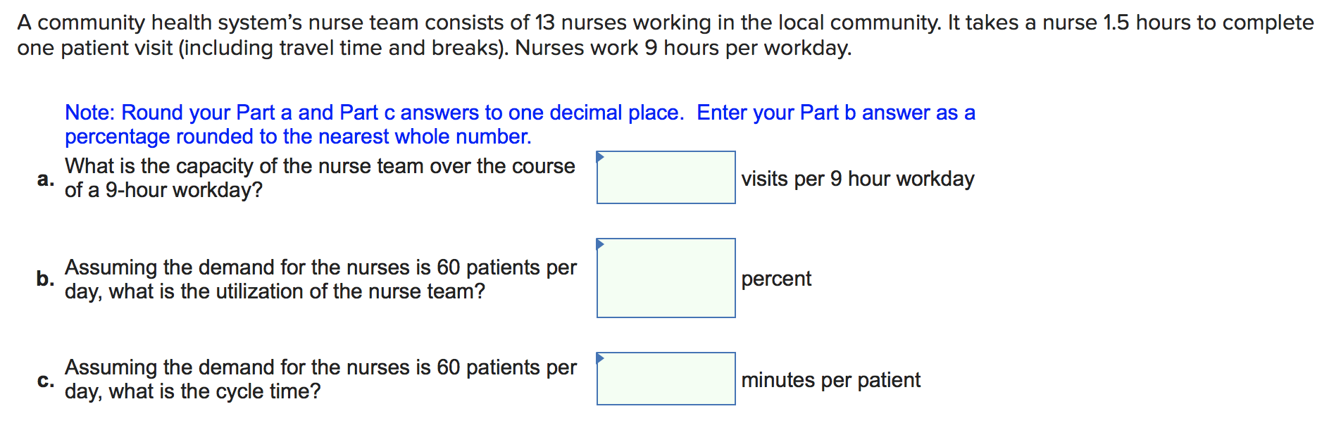 Solved A Community Health System S Nurse Team Consists Of 13 Chegg Com