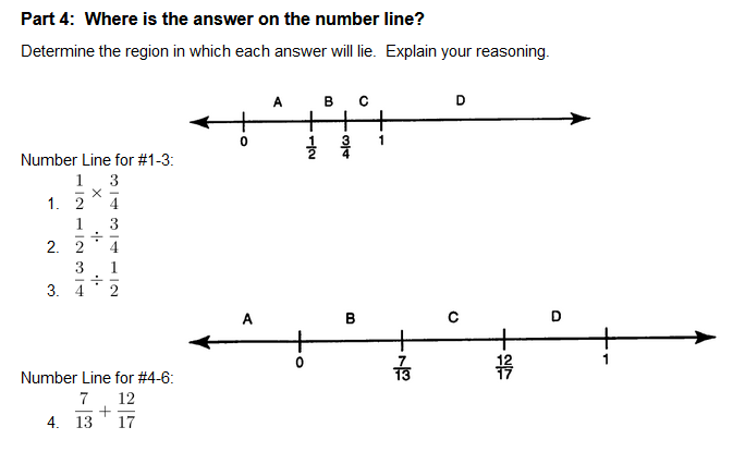 locate and label 1 4 on the number line explain your reasoning