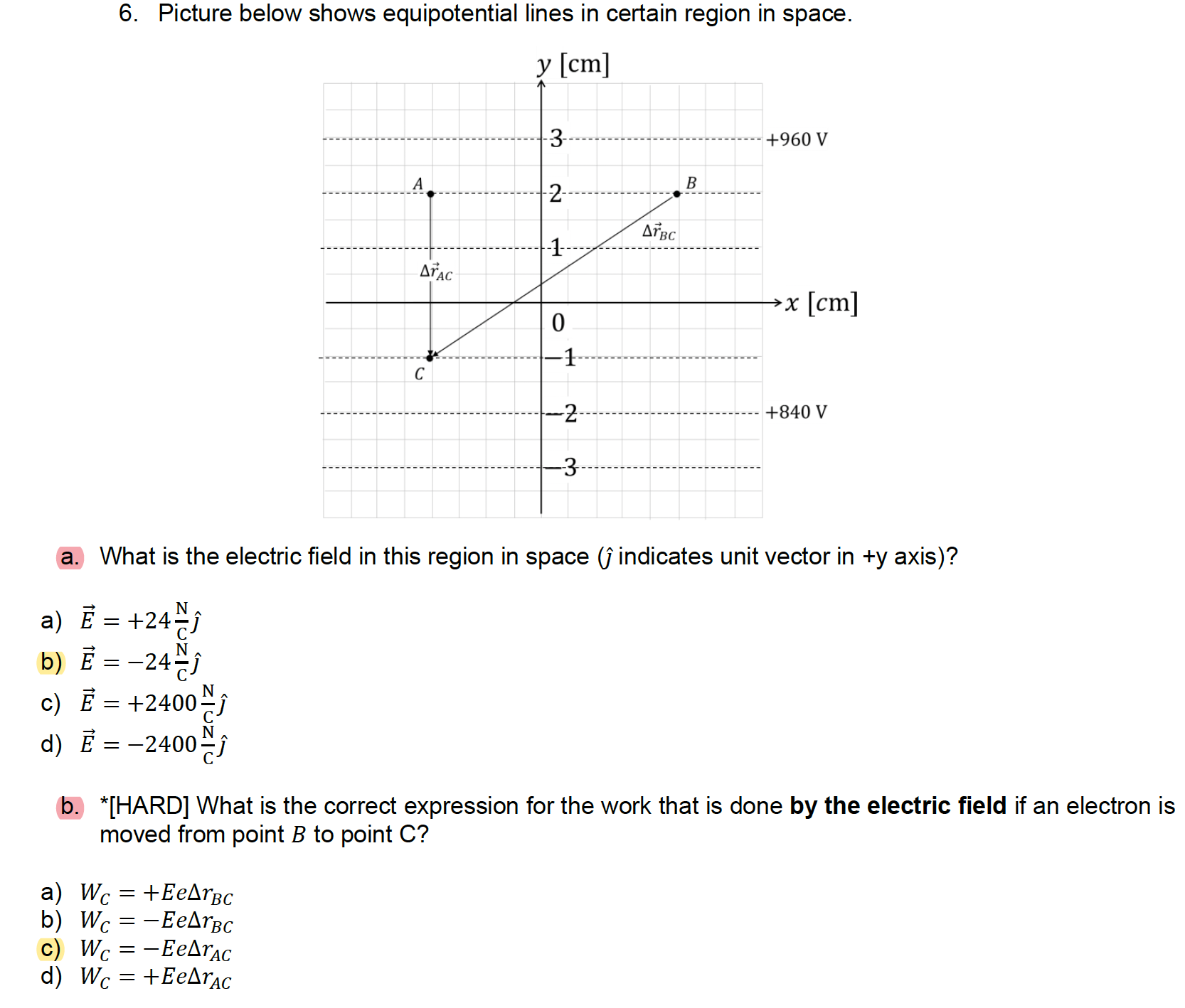 Solved a. ﻿What is the electric field in this region in | Chegg.com
