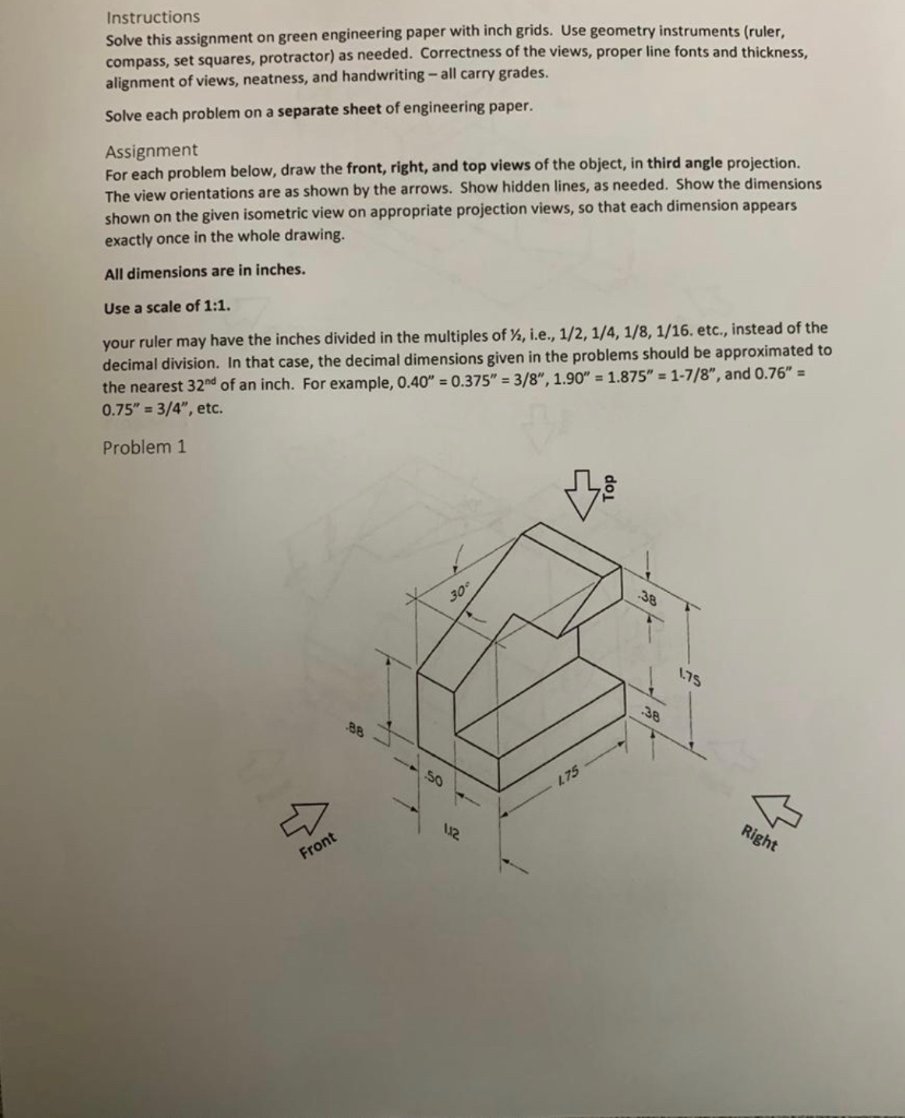 Solved Instructions Solve this assignment on green | Chegg.com