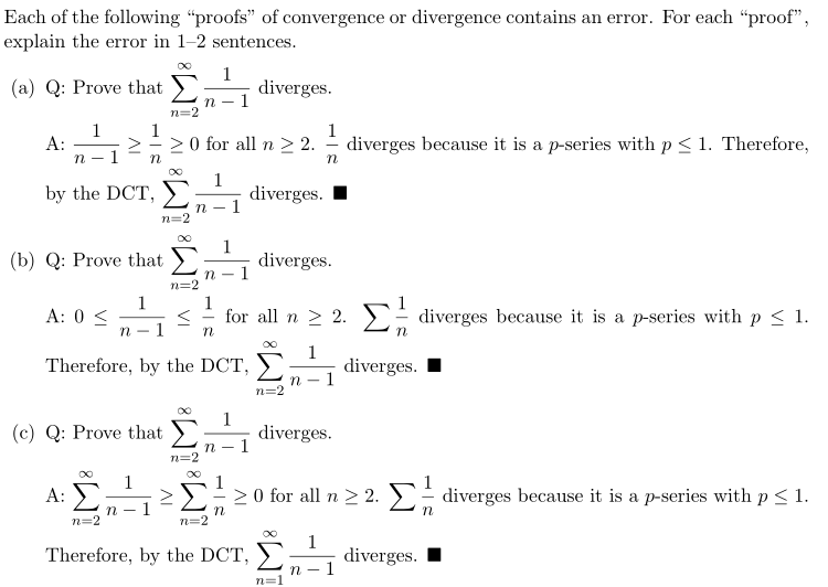 Solved Each of the following proofs