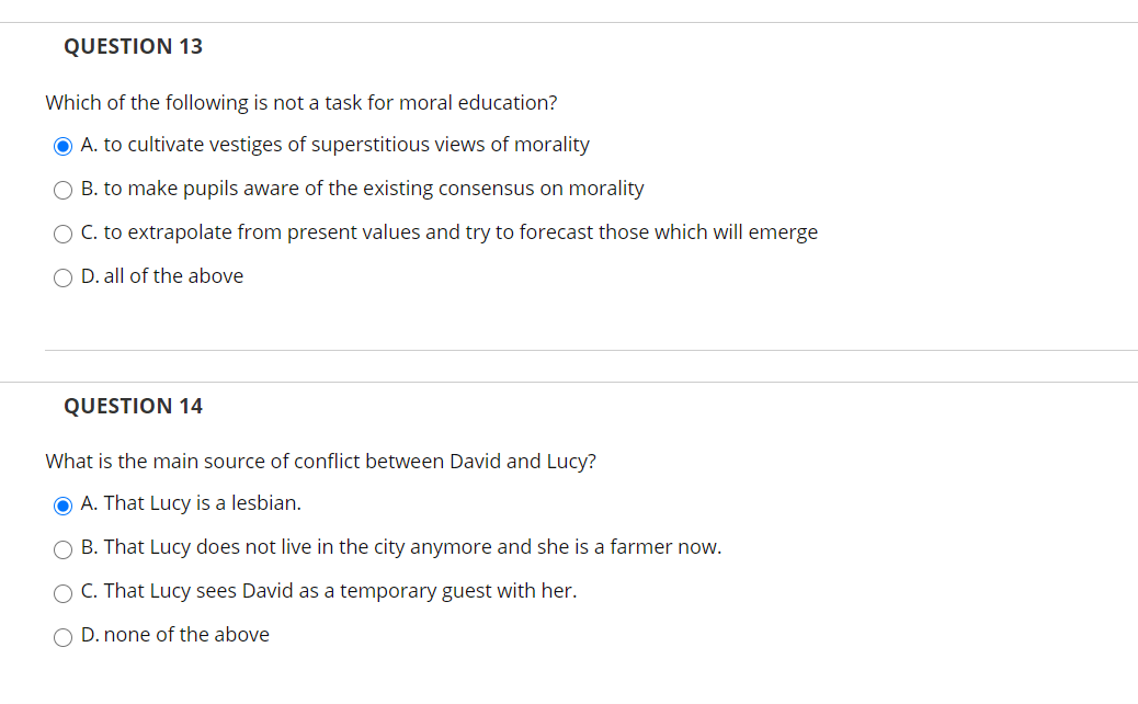 Solved QUESTION 13 Which of the following is not a task for | Chegg.com