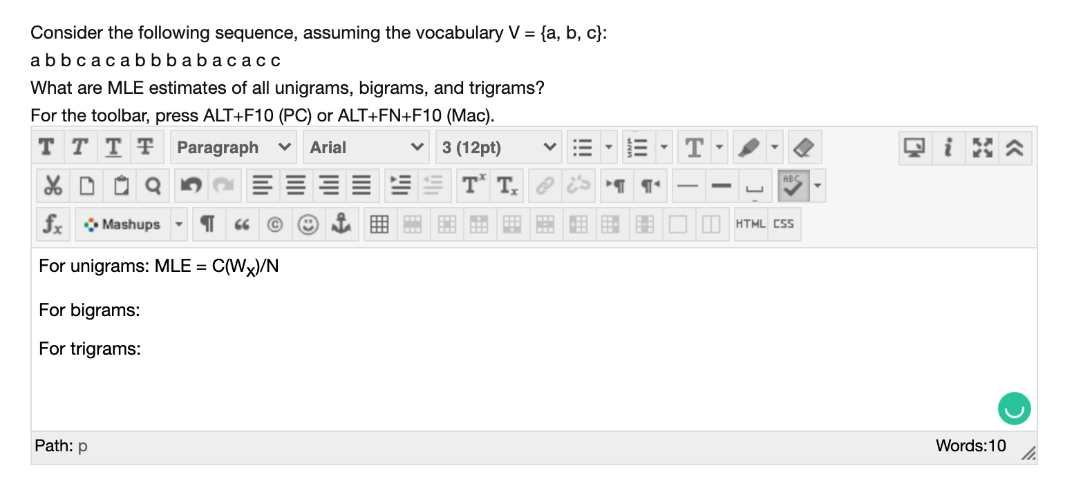 Consider The Following Sequence Assuming The Voca Chegg Com