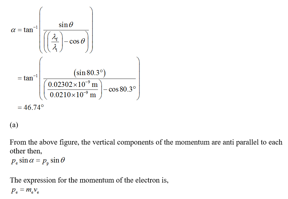 A photon, moving in the +x-direction, scatters off a free stationary ...