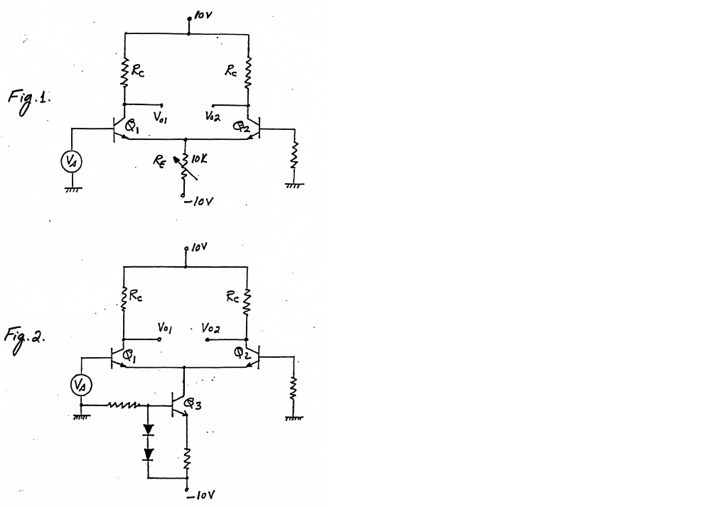Solved iffe (1) Design and build the differential amplifier | Chegg.com