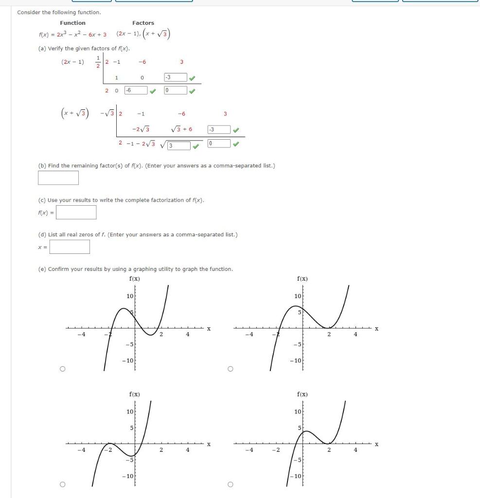 Solved Consider the following function. Function | Chegg.com