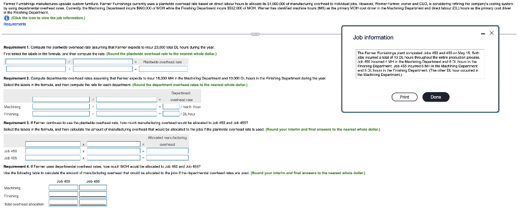 Famer Furnishings manufactures upsole custom | Chegg.com