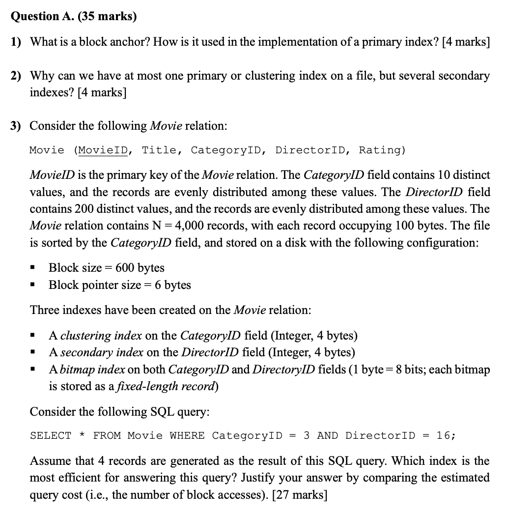 database systems essay