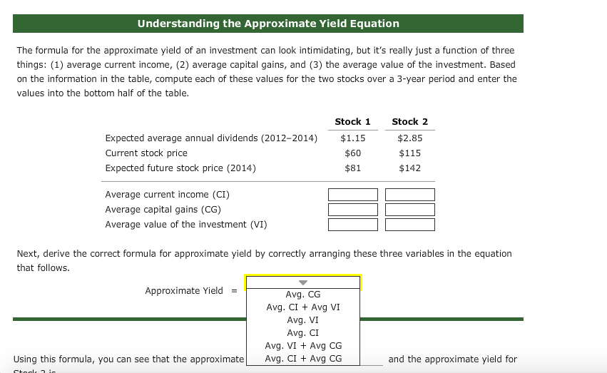 solved-understanding-the-approximate-yield-equation-the-chegg