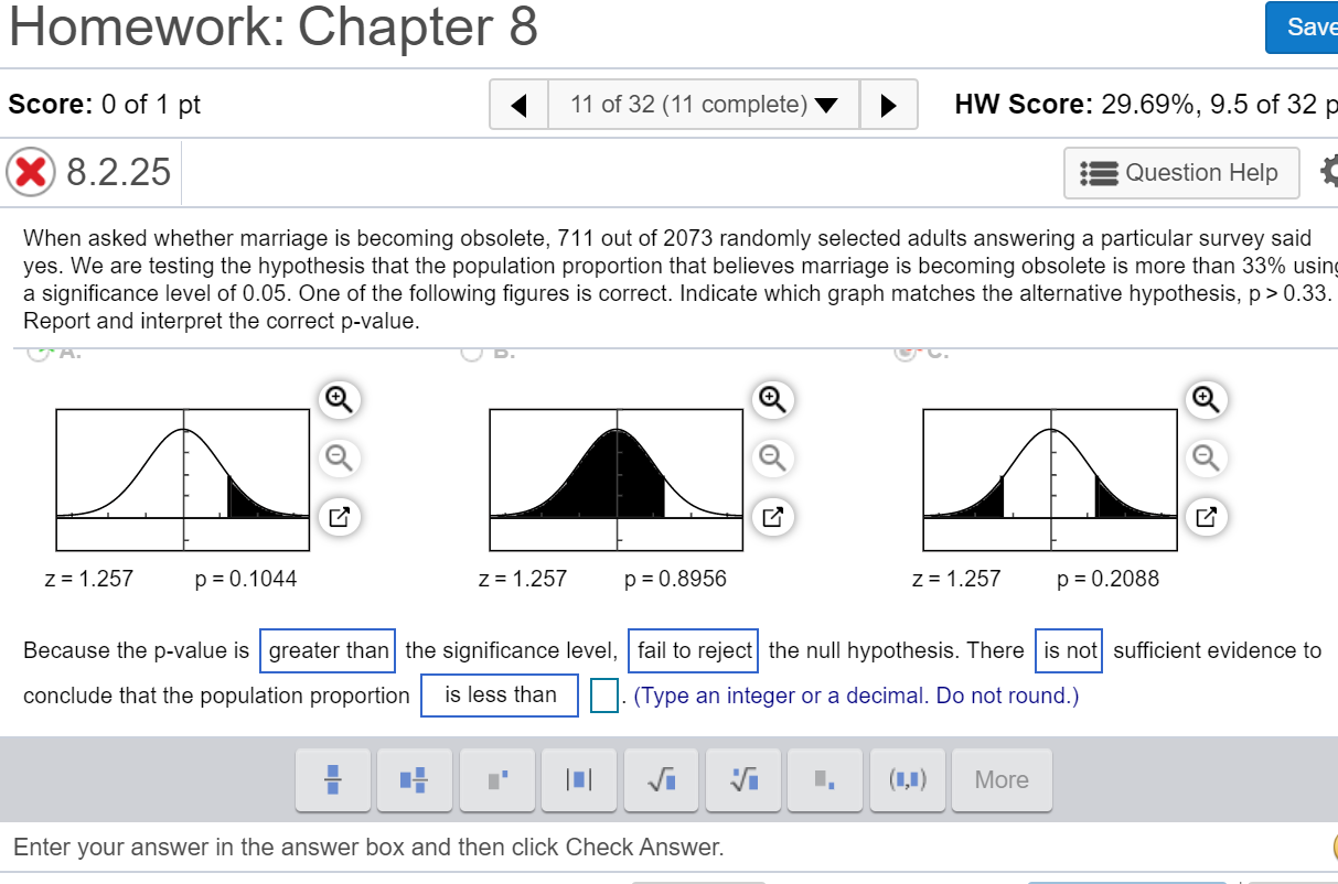 Solved Save Homework: Chapter 8 Score: 0 of 1 pt
