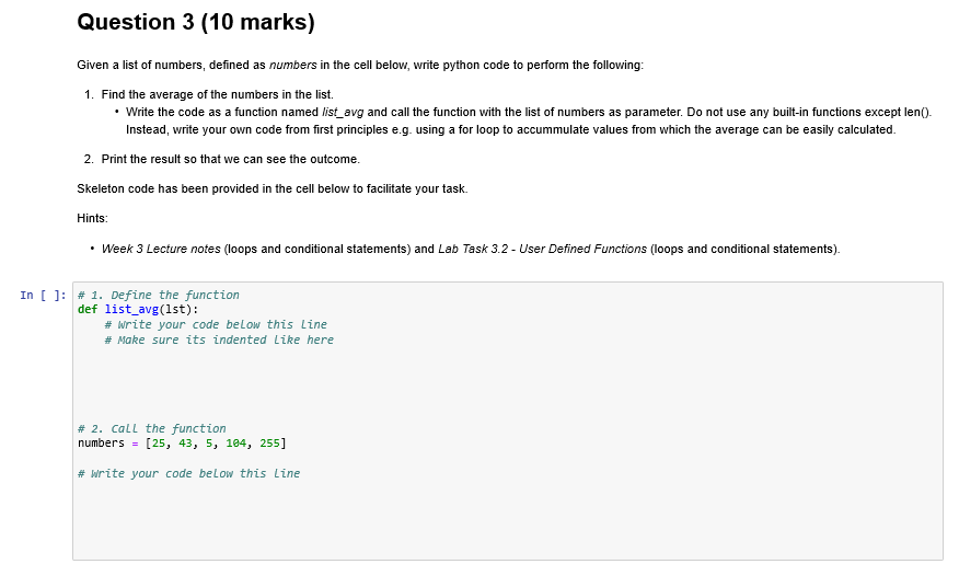 solved-question-3-10-marks-given-a-list-of-numbers-chegg