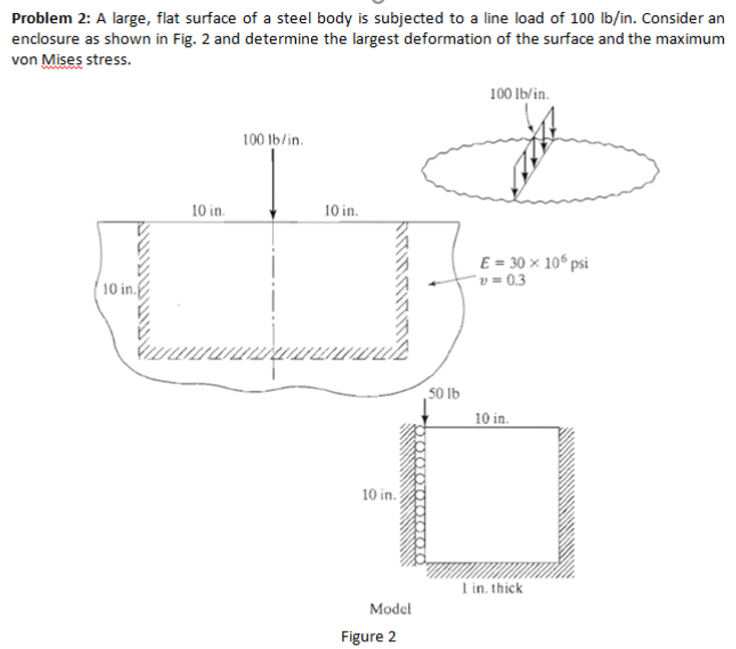 Problem 2: A large, flat surface of a steel body is | Chegg.com