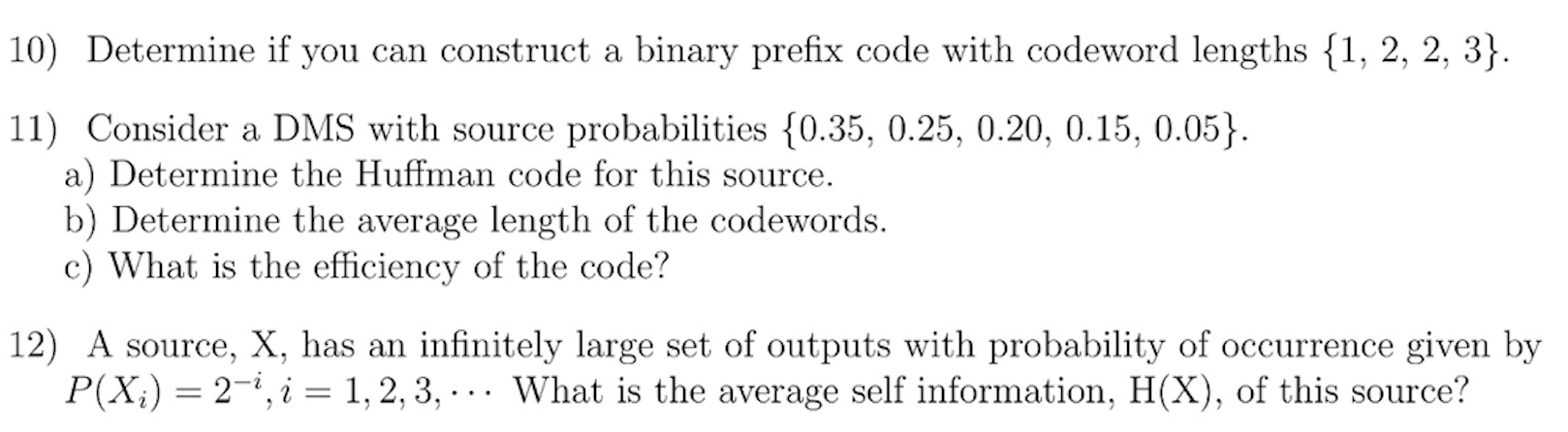 10) Determine If You Can Construct A Binary Prefix | Chegg.com