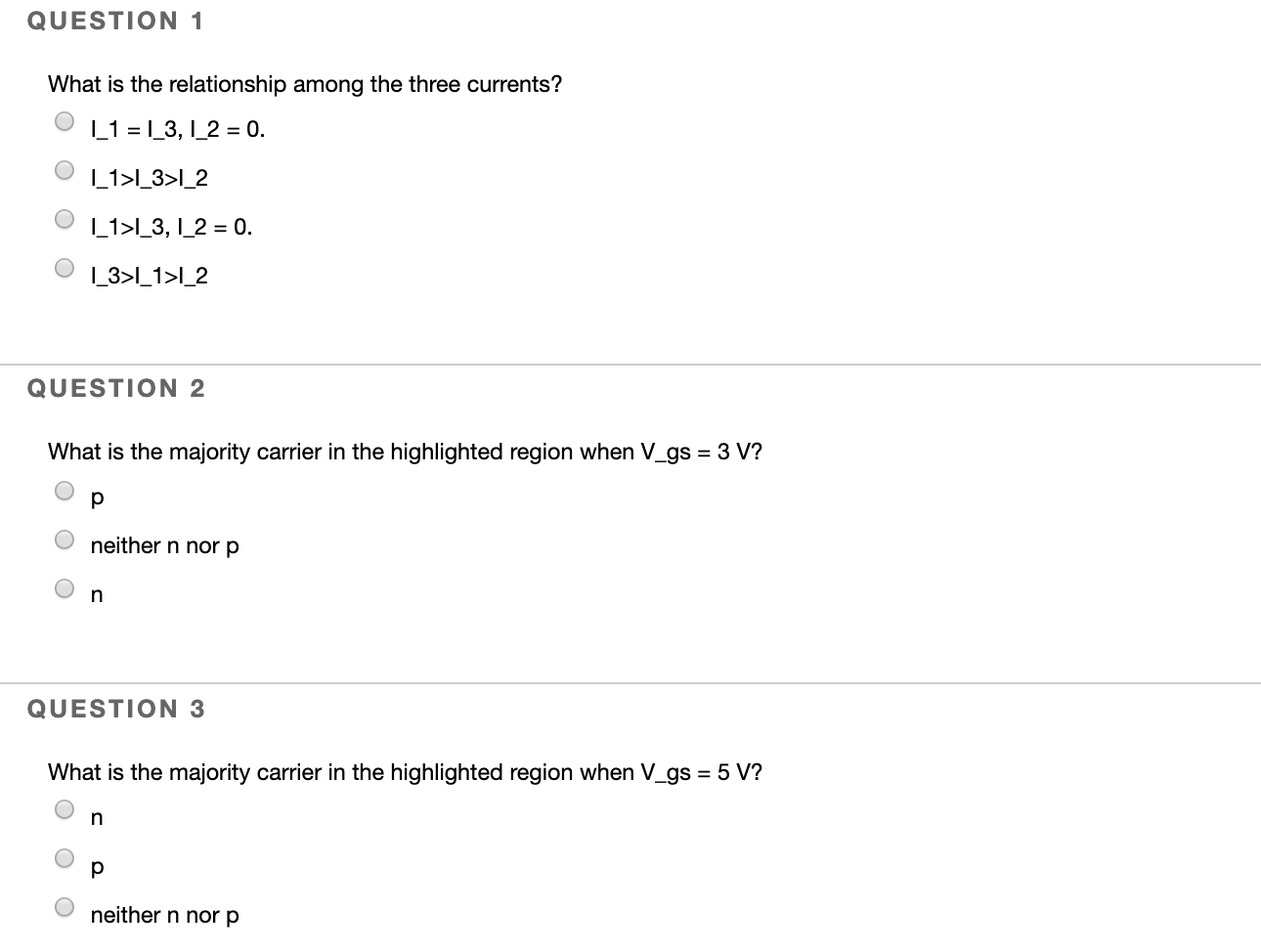 Solved Question 1 Which Condition Is True For An Ideal T Chegg Com