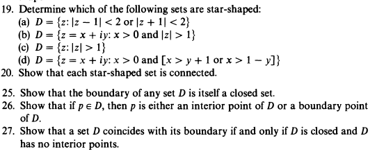 Solved 19. Determine which of the following sets are | Chegg.com