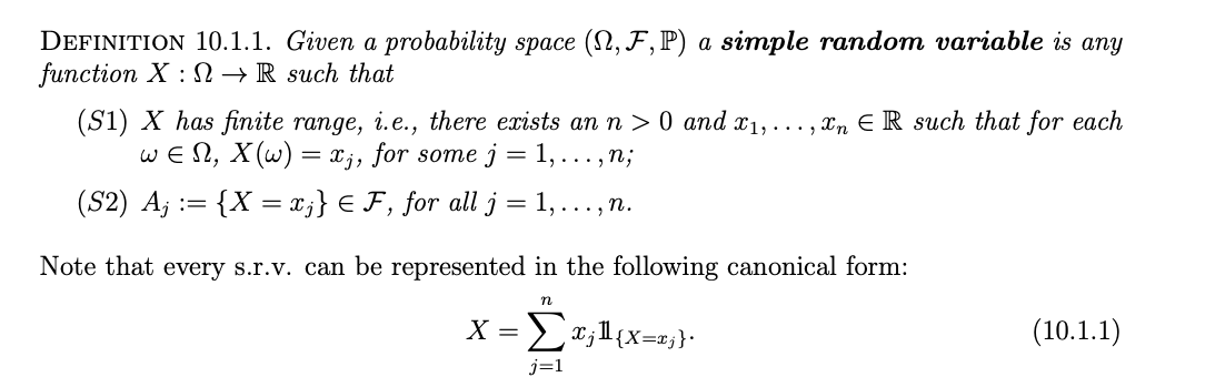 Let X N F Be A Function Of Finite Range Show Chegg Com