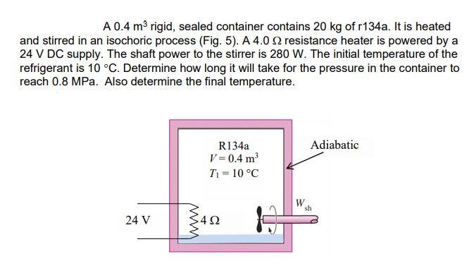 Solved PLEASE SOLVE QUESTION: Find Time taken: Find Final | Chegg.com