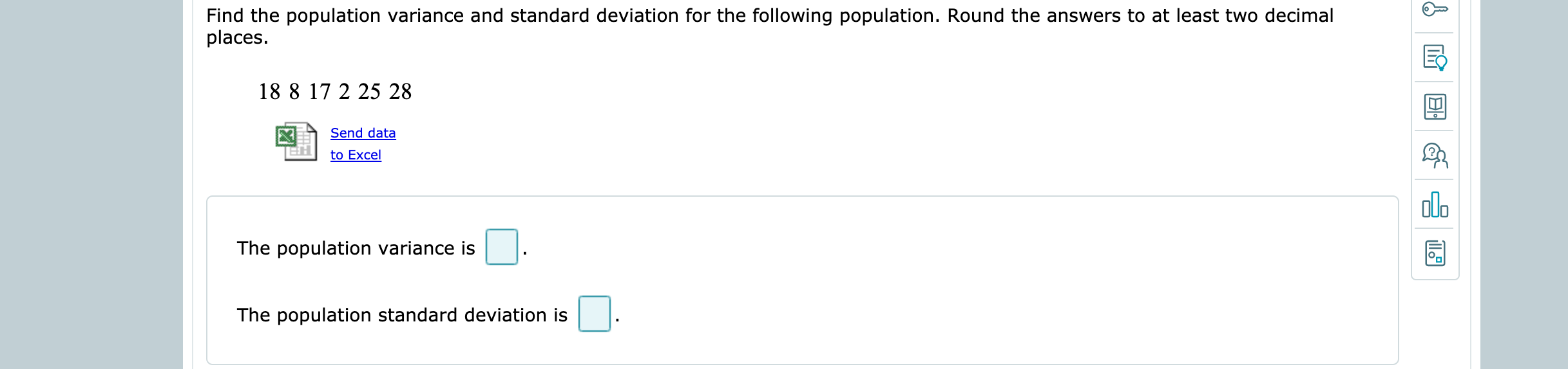 Solved Find the population variance and standard deviation | Chegg.com