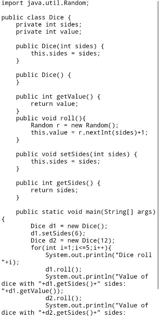 Solved Create a class in Java that has the fields that store | Chegg.com