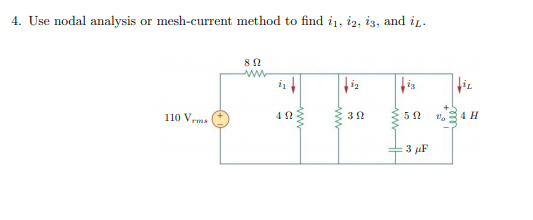 Solved omega = 60 (2pi)(rad/s) This is all the information | Chegg.com