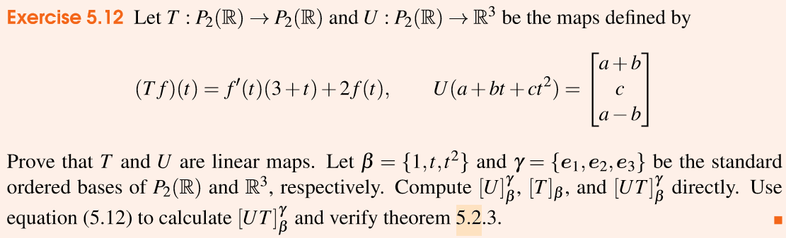 Solved Theorem 5 2 3 Is Let V W And Z Be ﬁnite Dimensio Chegg Com