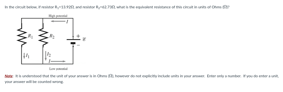 Solved In the circuit below, if resistor Ry=13.922, and | Chegg.com
