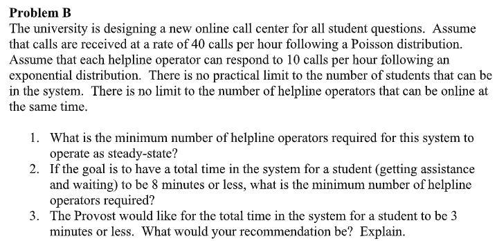 Solved Problem B The University Is Designing A New Online | Chegg.com