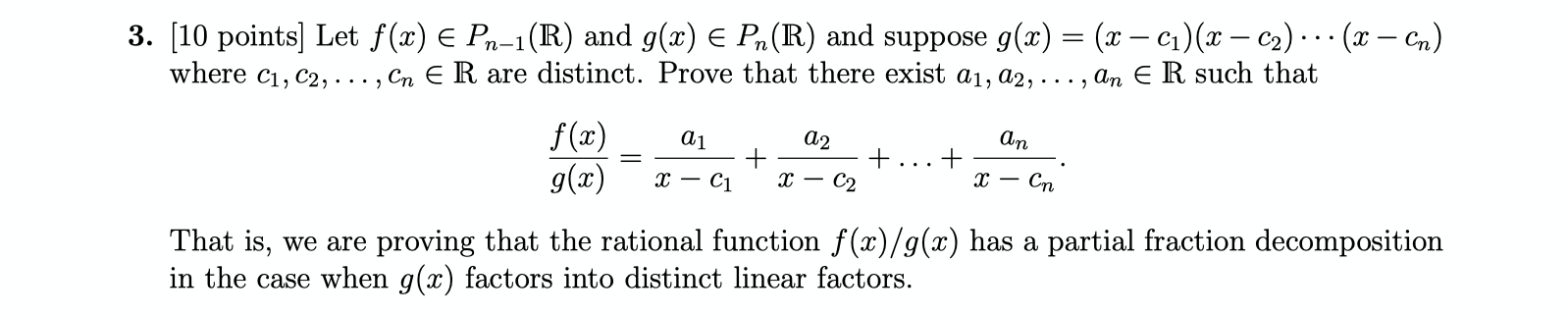 Solved 1. [10 points) Find all values of CEC such that (1c) | Chegg.com