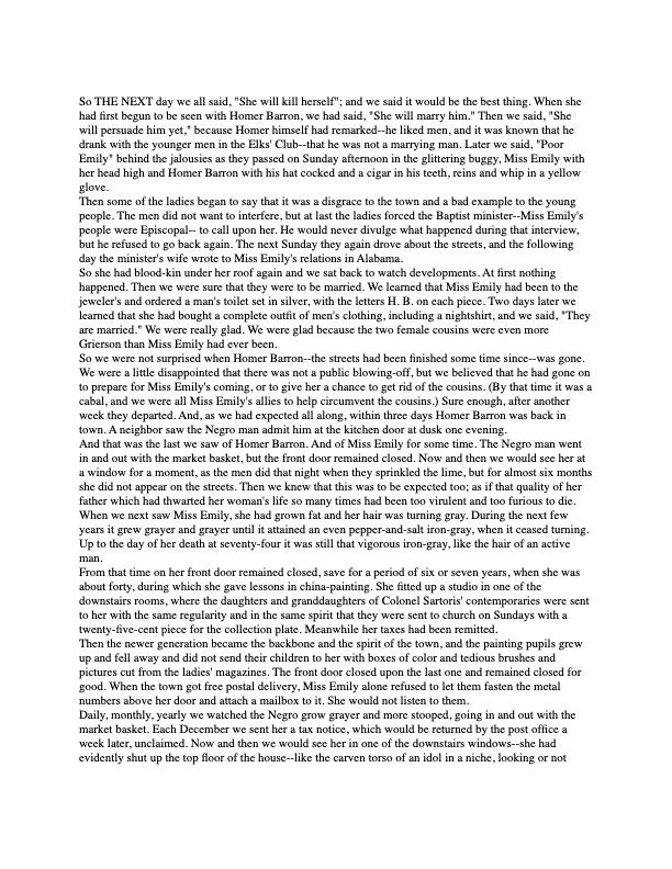 Solved 1. From which Point of View is the story