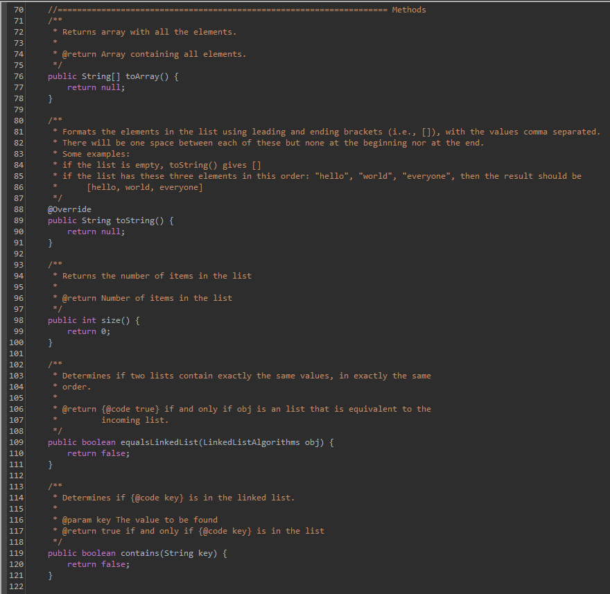Solved Outcomes: • Write a Java program that implements | Chegg.com