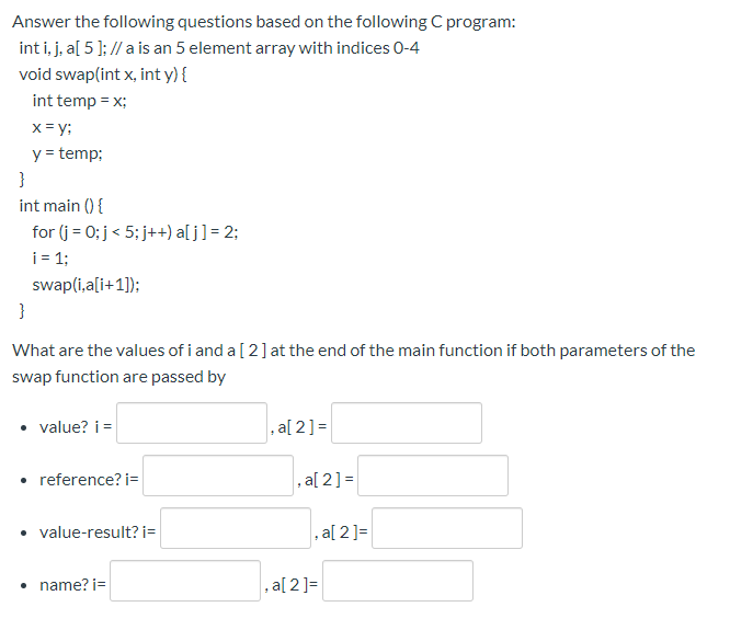 Solved Answer the following questions based on the following | Chegg.com