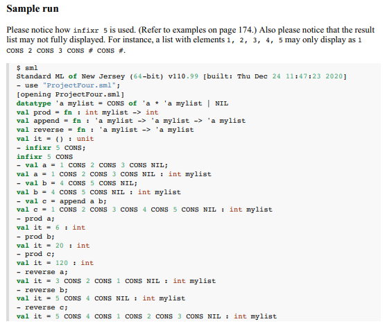 Solved IN SML or Standard ML please: Objectives: Write data | Chegg.com