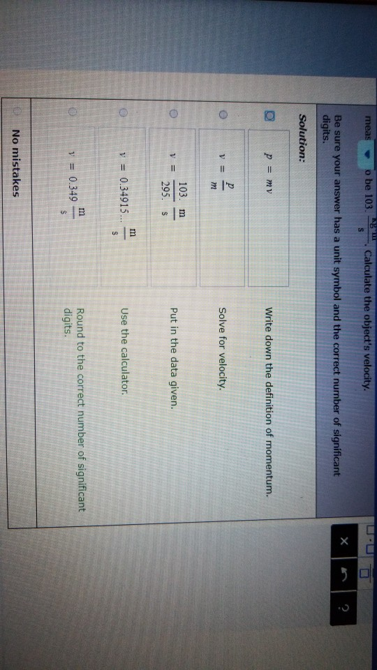 ... MEASUREMENT Identifying Errors The T Solution O Solved: In