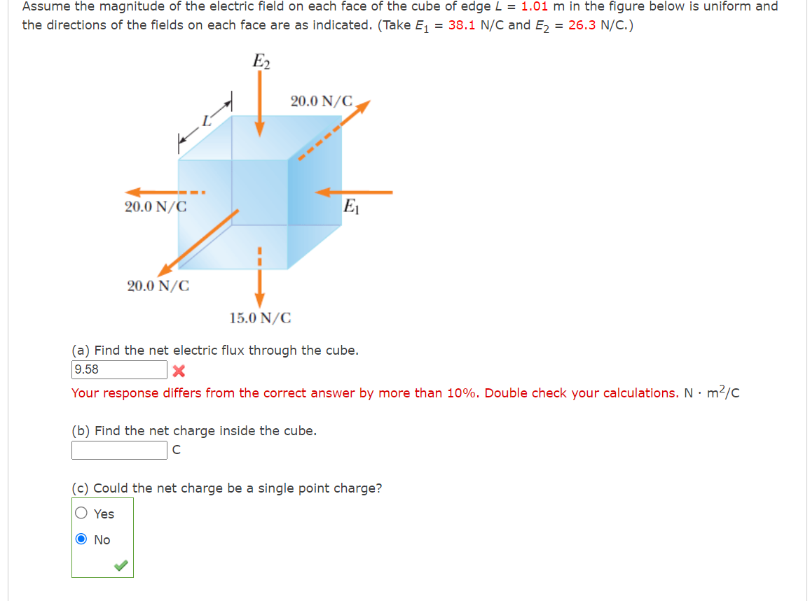 Solved Assume the magnitude of the electric field on each | Chegg.com