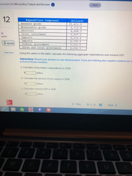 solved-the-table-shows-the-expenditure-components-for-the-chegg